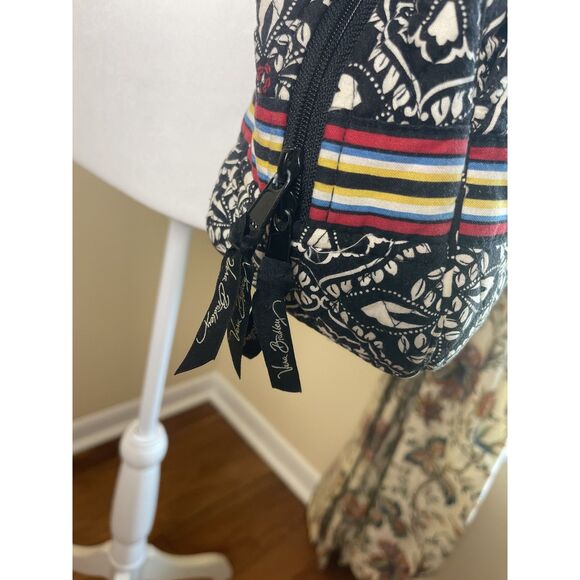 Vera Bradley Shoulder Bag Retire Print Barcelona Tote Handbag Travel Work Casual - Picture 7 of 11